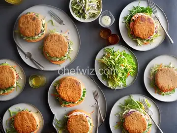 Salmon Burgers With RÃ©moulade and Fennel Slaw Recipe