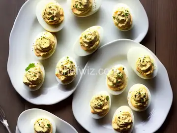 Salmon Deviled Eggs with Homemade Mayonnaise