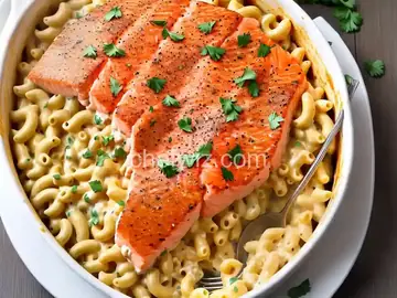 Salmon Mac and Cheese