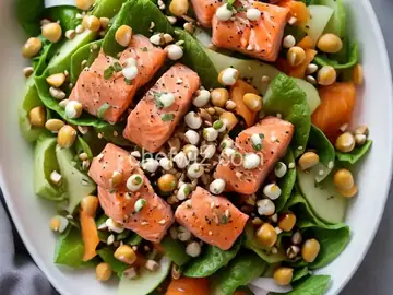 Salmon Poke With Macadamia Nuts and Fried Shallots Recipe