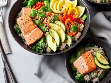 Salmon Quinoa Bowl