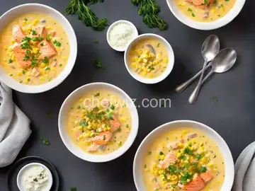 Salmon and Corn Chowder