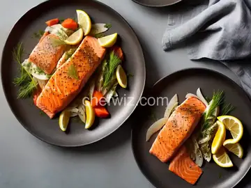 Salmon with Fennel and Pernod