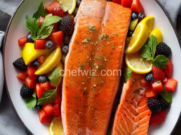 Salmon with Fruit Salsa