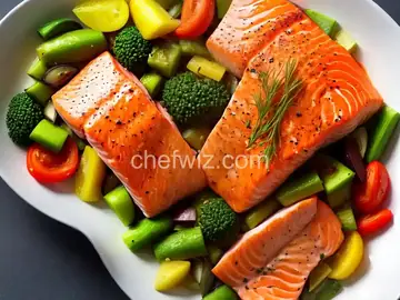 Salmon with Summer Vegetables