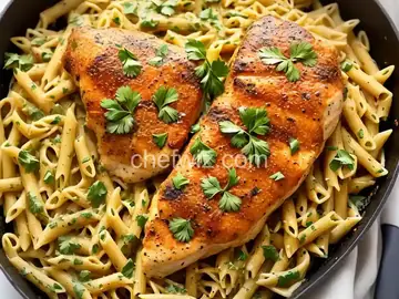 Salsa Verde Chicken Pasta