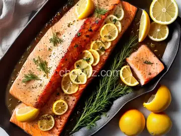 Salt-Baked Salmon with Citrus and Herbs