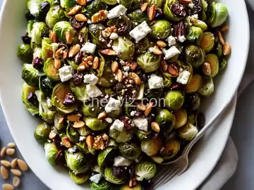 Salt-Wilted Brussels Sprout Salad With Hazelnuts and Goat Cheese Recipe