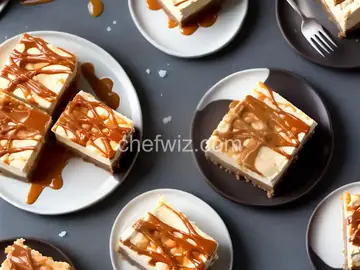 Salted Caramel Cheesecake Squares