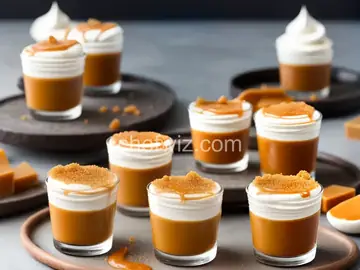 Salted Caramel Pudding Shots