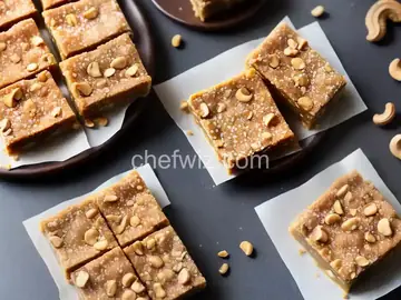 Salted Cashew Caramel Bars Recipe