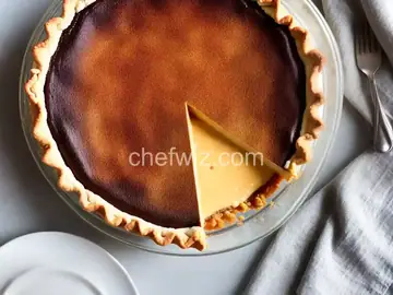 Salted Coffee Custard Pie