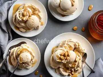 Salted Peanut Butter and Honey Ice Cream