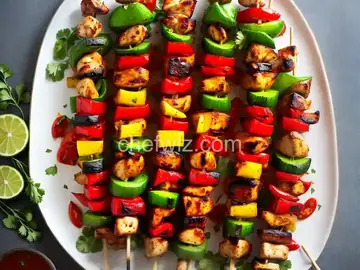 Sambal Chicken Skewers