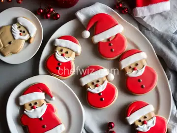 Santa Hat Cookies