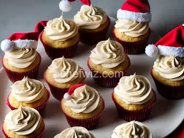 Santa Hat Cupcakes