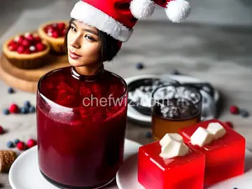 Santa Hat Jell-O Shots