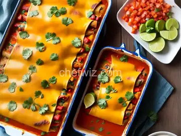 Sarah's Creamy Veggie Enchiladas