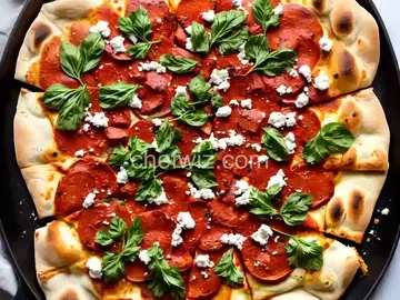Sassy No-Sauce Naan Pizza
