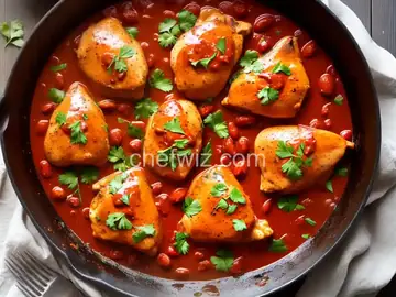 Saucy Chicken Puttanesca