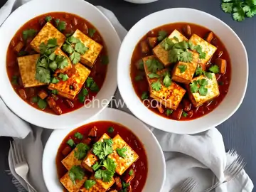 Saucy Tofu With Garam Masala
