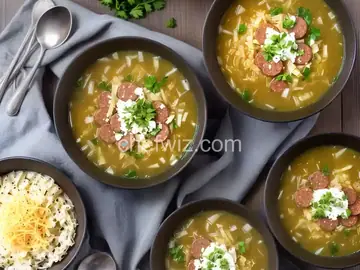 Sauerkraut Soup with Sausage