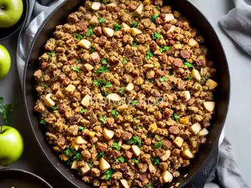 Sausage, Apple, and Walnut Stuffing