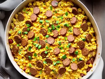 Sausage, Egg, and Cheese Scramble