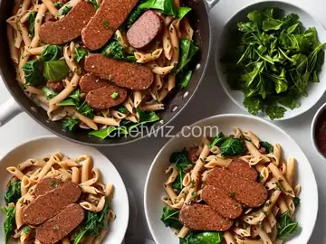 Sausage, Greens, and Beans Pasta