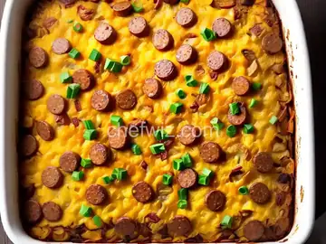Sausage Hash Brown Breakfast Casserole