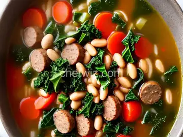 Sausage, Kale, and White Bean Soup