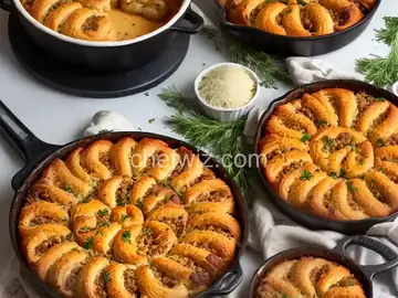 Sausage Parmesan Palmiers