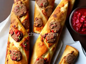 Sausage Pizza Cones