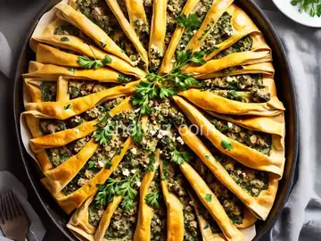 Sausage Spanakopita Triangles