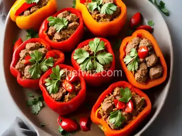 Sausage-Stuffed Piquillo Peppers
