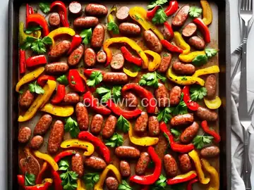 Sausage and Peppers Sheet Pan Dinner