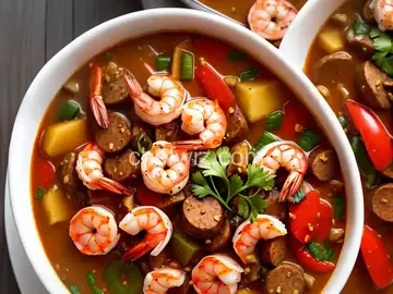 Sausage and Shrimp Gumbo