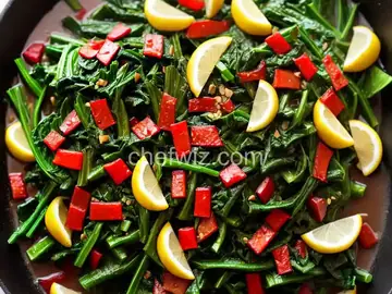 Sautéed Swiss Chard with Garlic and Lemon