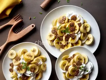 Sauteed Bananas with Tangy Sweet Cream