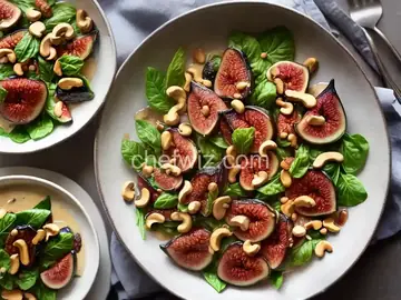 Sauteed Figs with Cashew Creme
