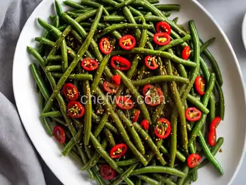 Sauteed Green Beans with Garlic and Pepper