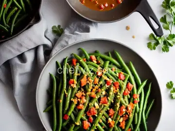 Sauteed Green Beans with Pimento