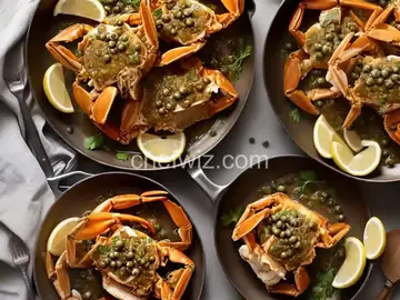 Sauteed Soft-Shell Crabs with Caper Brown Butter
