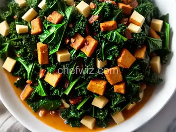 Sauteed spinach and kale