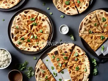 Savory Apple Naan Flatbread