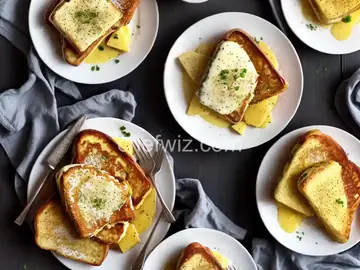 Savory Cheese-Crusted French Toast With Garlic and Parmesan Recipe