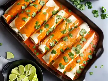 Savory Halibut Enchiladas