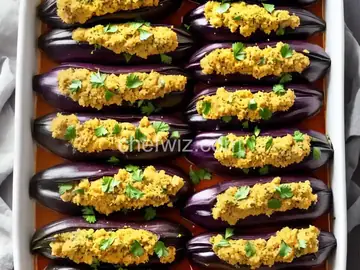 Savory Stuffed Eggplant