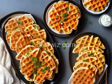 Savory Waffles Six Ways