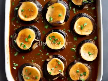 Scalloped Portobello Mushrooms